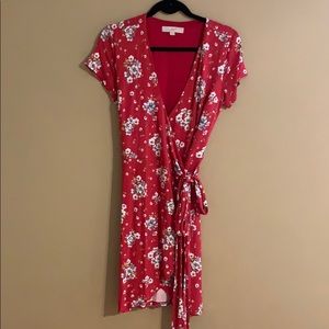 Loft floral Wrap Dress